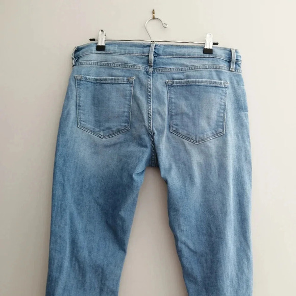 Frame Le Garçon Crop Boyfriend Straight Leg Jeans in Cebu Rips 29 - Picture 6 of 16
